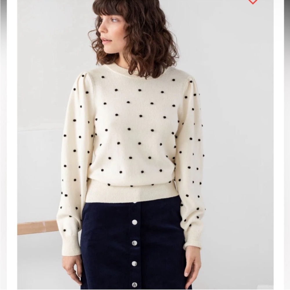 Cutest, PARIS ATELIER, & OTHER STORIES, polka dot sweater!!